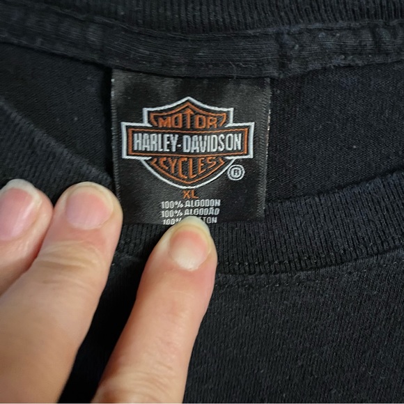 Harley Davidson Twin Can Cancun Mexico T-Shirt Black Men's Size XL - Picture 3 of 5